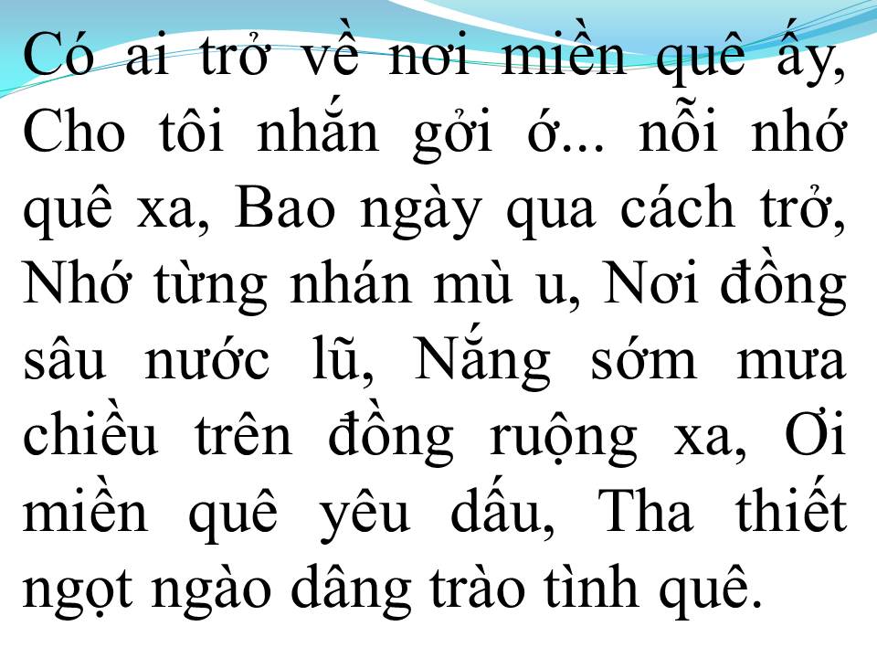 Lời bài hát NGƯỜI MIỀN TÂY