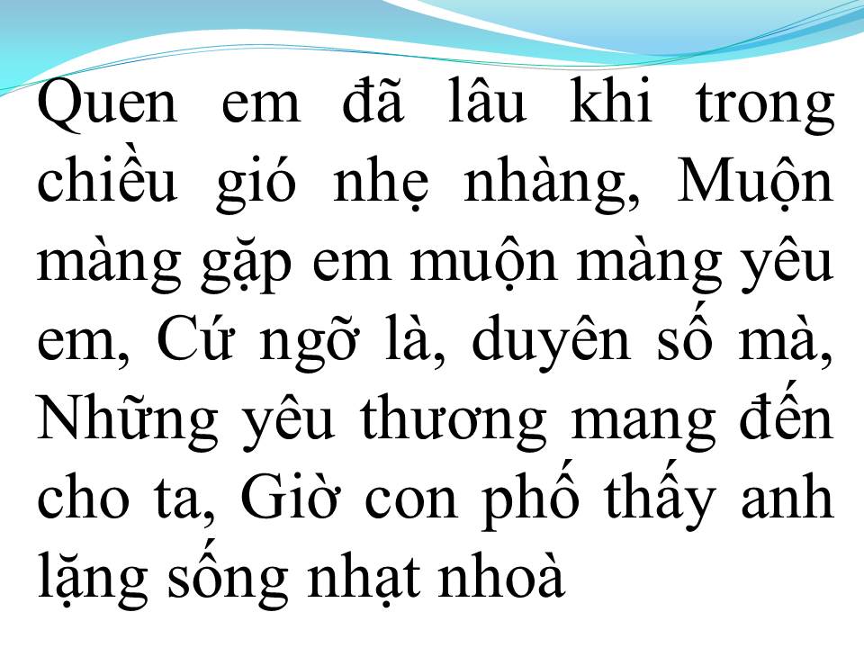 Lời bài hát BÊN NHAU THẬT KHÓ