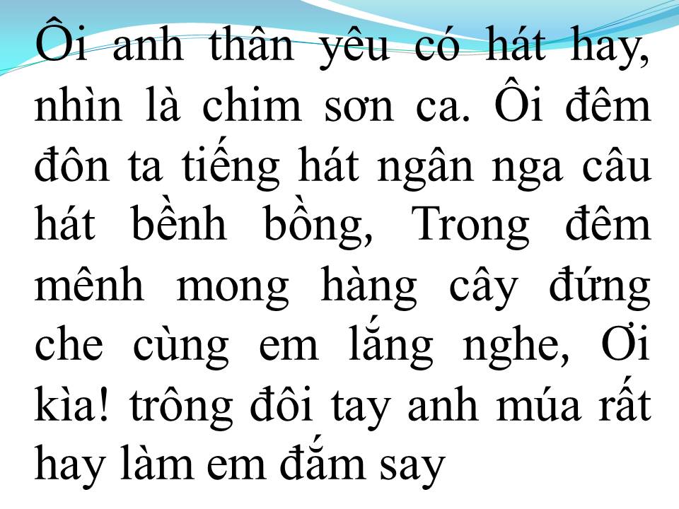 Lời bài hát TIẾNG HÁT ĐÊM ĐÔN TA