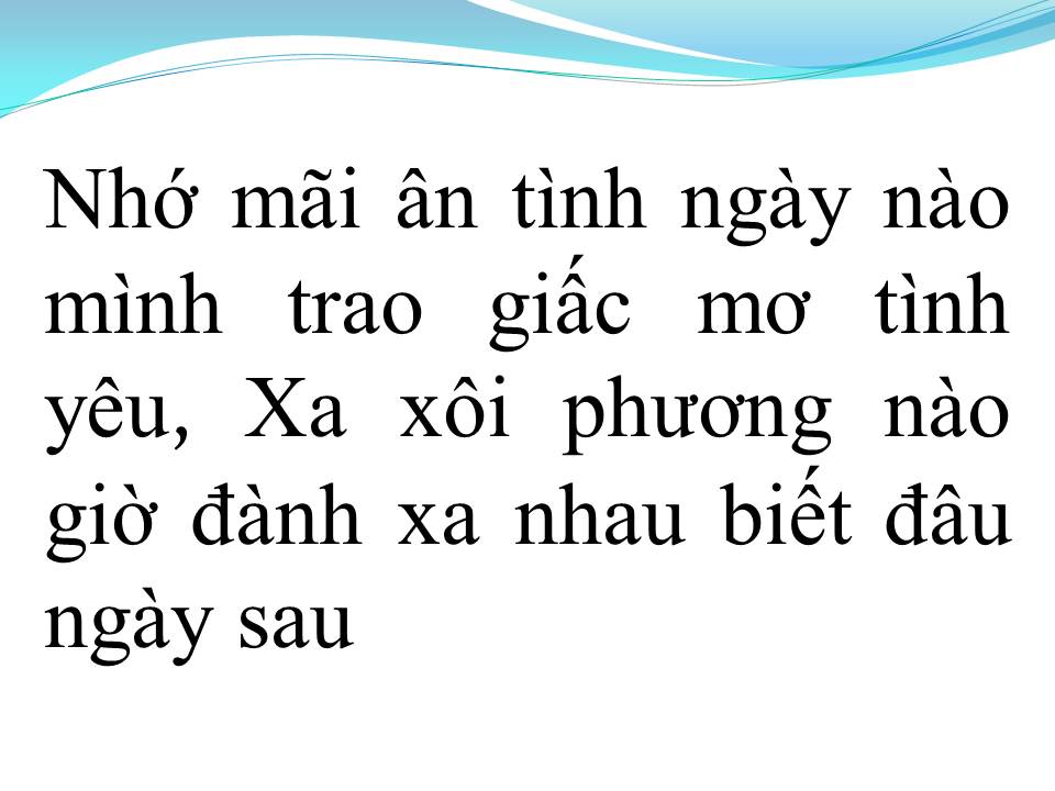Lời bài hát GIẤC MƠ BÊN NGƯỜI