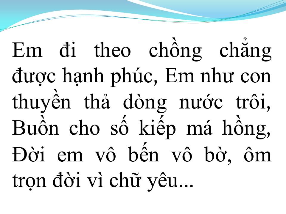 Lời bài hát DUYÊN PHẬN MÁ HỒNG