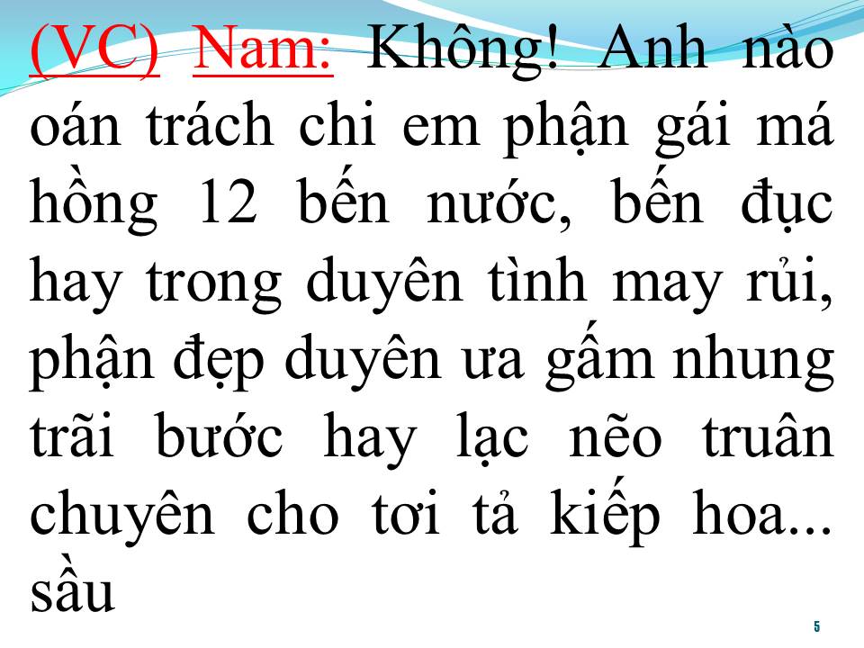 Lời bài hát PHẬN GÁI THUYỀN QUYÊN (TÂN CỔ)