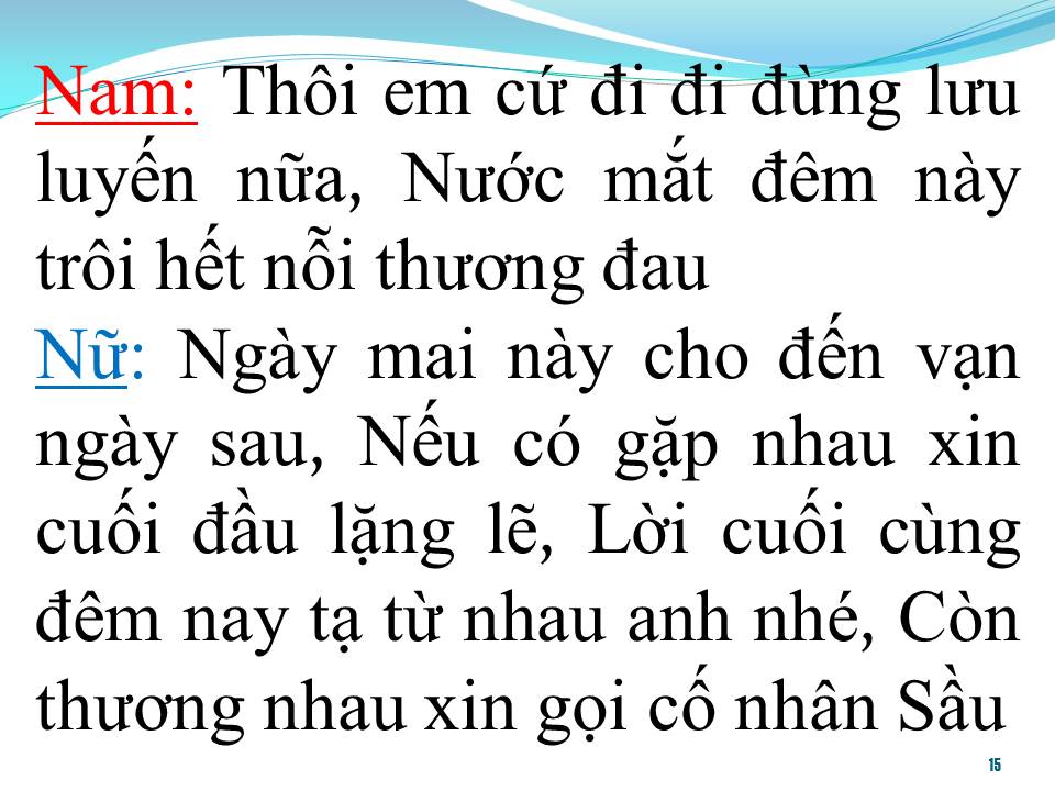 Lời bài hát PHẬN GÁI THUYỀN QUYÊN (TÂN CỔ)