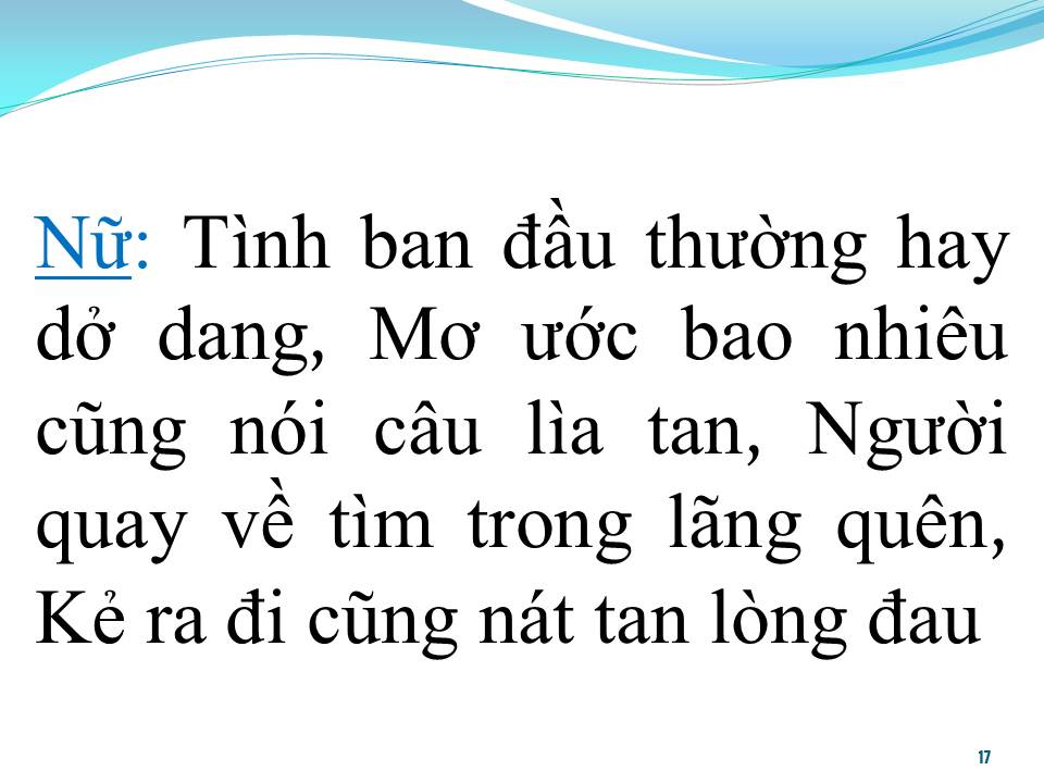 Lời bài hát PHẬN GÁI THUYỀN QUYÊN (TÂN CỔ)