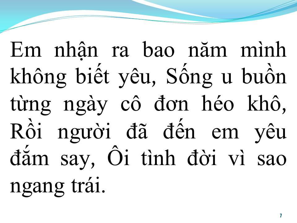 Lời bài hát MUỘN