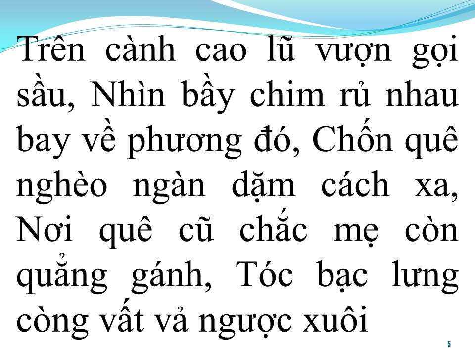 Lời bài hát SƯƠNG TRẮNG MIỀN QUÊ NGOẠI (TÂN CỔ)