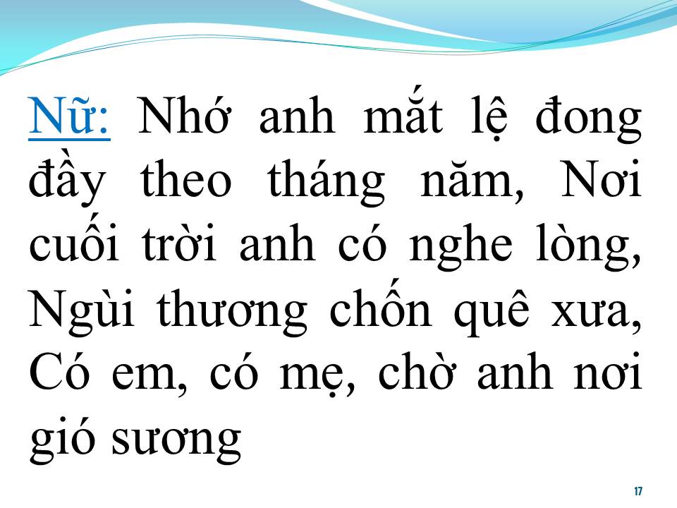 Lời bài hát SƯƠNG TRẮNG MIỀN QUÊ NGOẠI (TÂN CỔ)
