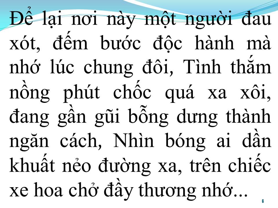 Lời bài hát ĐOẠN CUỐI TÌNH YÊU (TÂN CỔ)