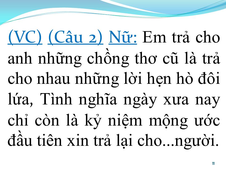 Lời bài hát ĐOẠN CUỐI TÌNH YÊU (TÂN CỔ)