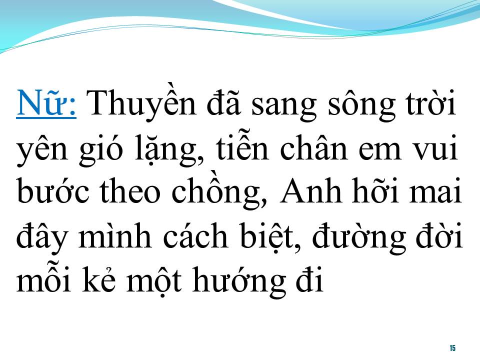 Lời bài hát ĐOẠN CUỐI TÌNH YÊU (TÂN CỔ)