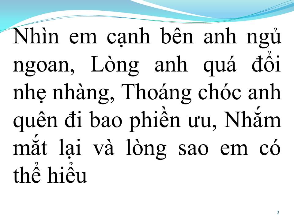 Lời bài hát VỢ TUYỆT VỜI NHẤT