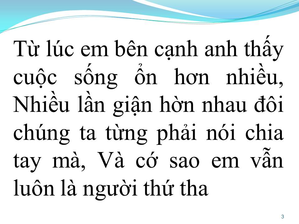 Lời bài hát VỢ TUYỆT VỜI NHẤT
