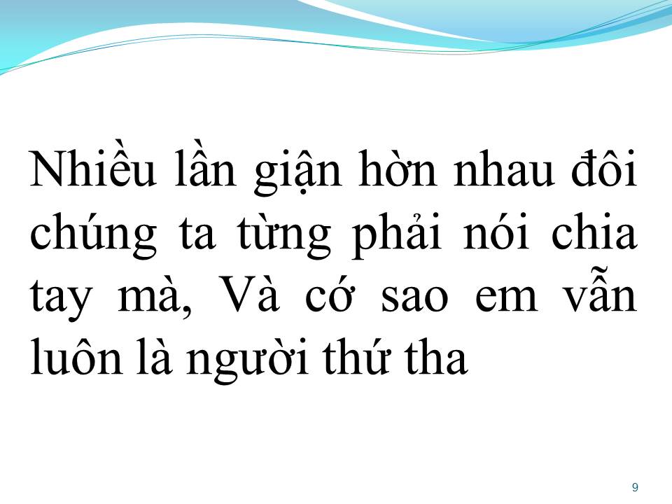 Lời bài hát VỢ TUYỆT VỜI NHẤT
