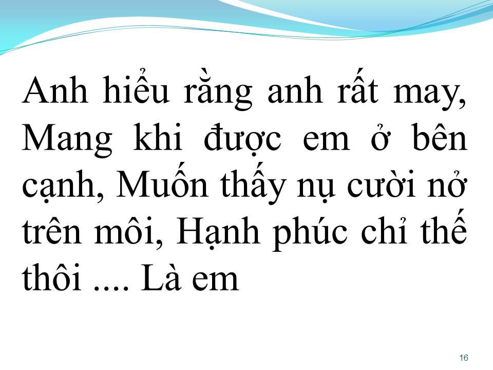 Lời bài hát VỢ TUYỆT VỜI NHẤT