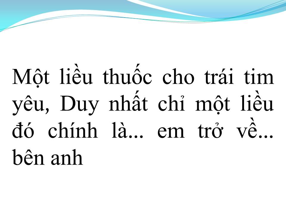 Lời bài hát LIỀU THUỐC YÊU
