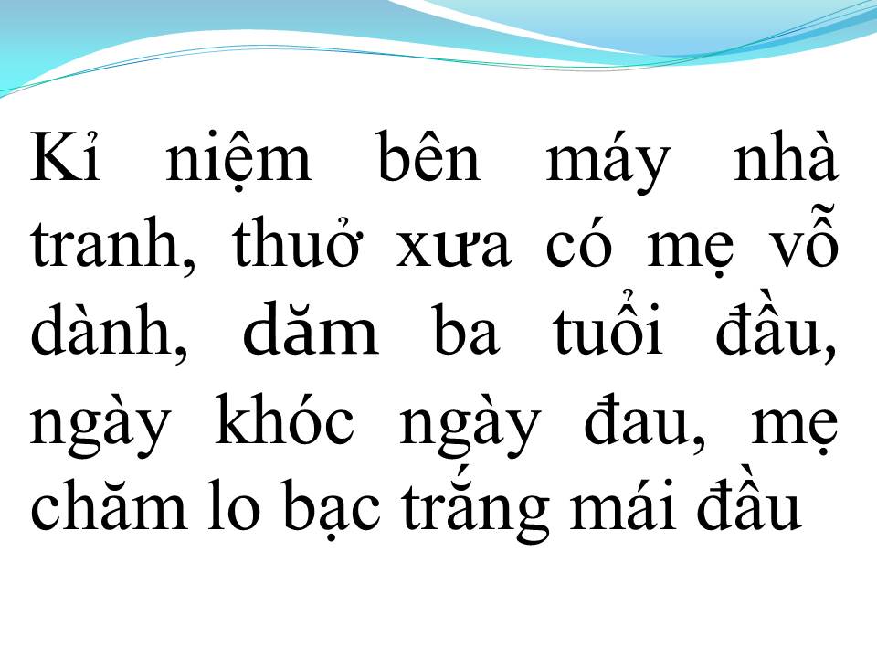 Lời bài hát MẸ ƠI CON KHÓC