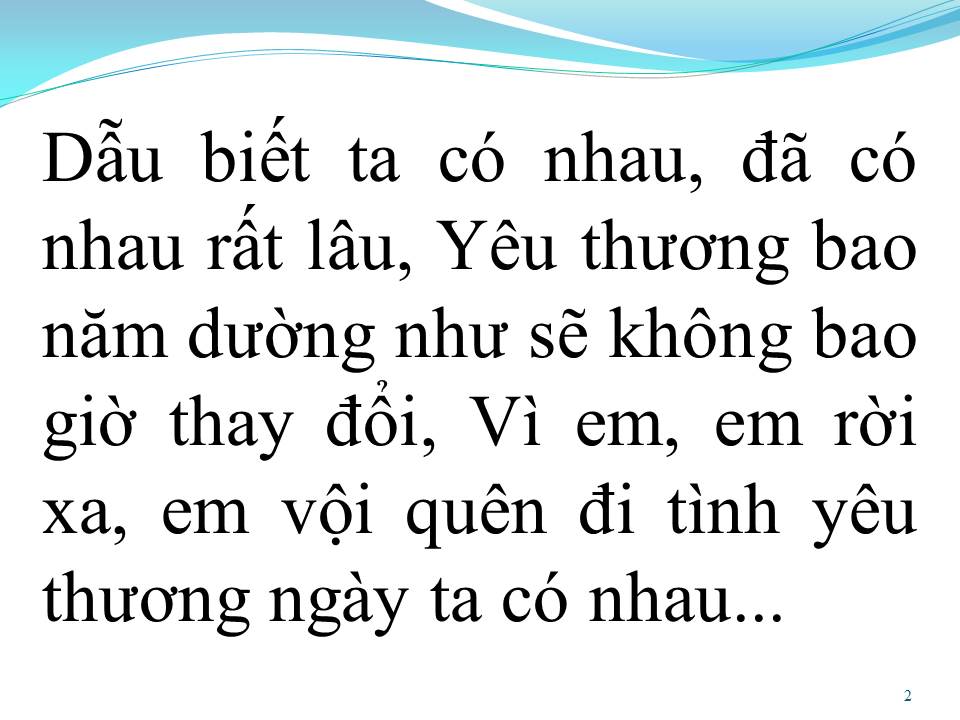 Lời bài hát HẾT RỒI