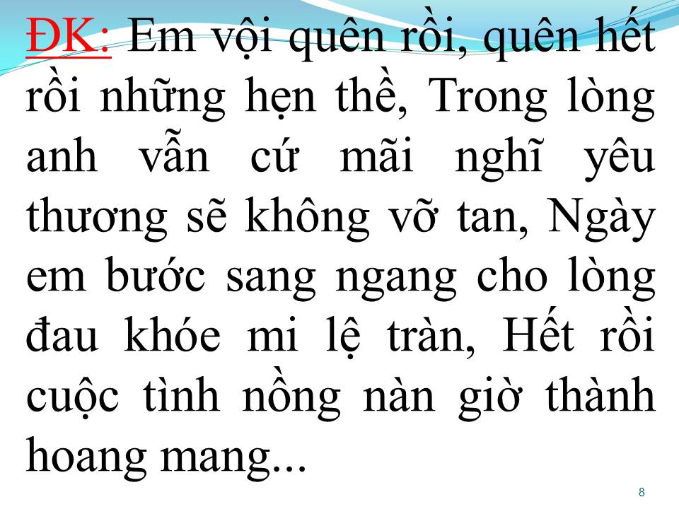 Lời bài hát HẾT RỒI