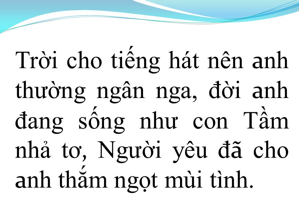 Lời bài hát TÂM SỰ CHÀNG CA SĨ