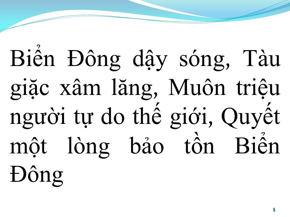 Lời bài hát BIỂN ĐÔNG DẬY SÓNG