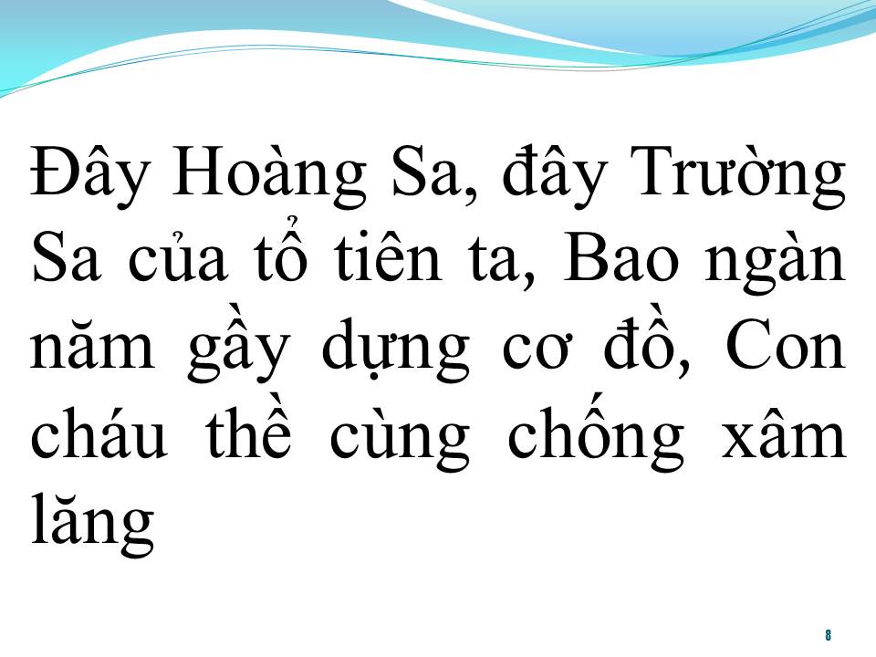 Lời bài hát BIỂN ĐÔNG DẬY SÓNG