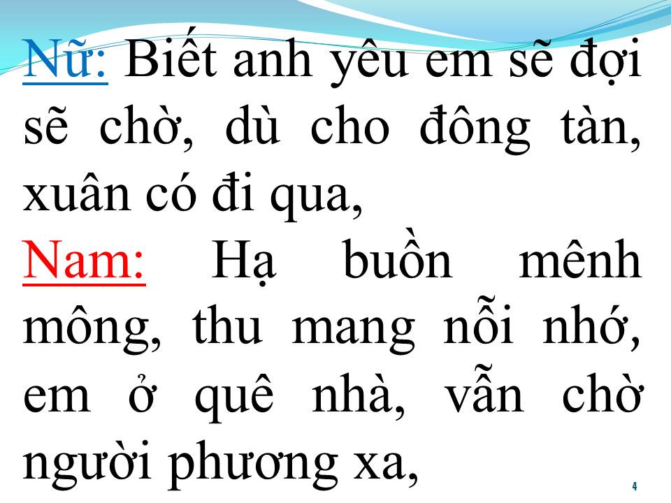 Lời bài hát HAI ĐỨA MÌNH YÊU NHAU (SONG CA)