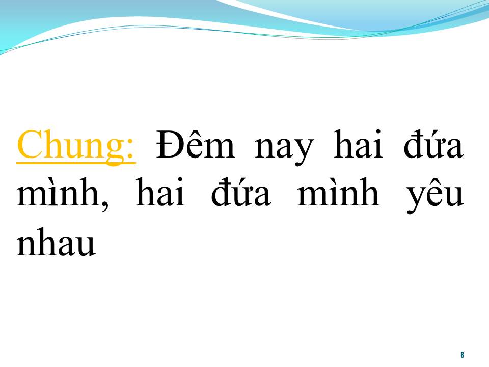 Lời bài hát HAI ĐỨA MÌNH YÊU NHAU (SONG CA)