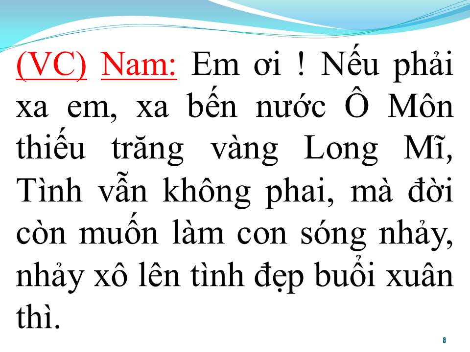 Lời bài hát TÌNH ĐẸP HẬU GIANG (SONG CA)