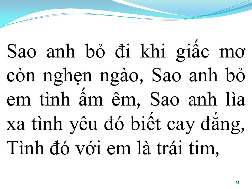 Lời bài hát SAO ANH RA ĐI