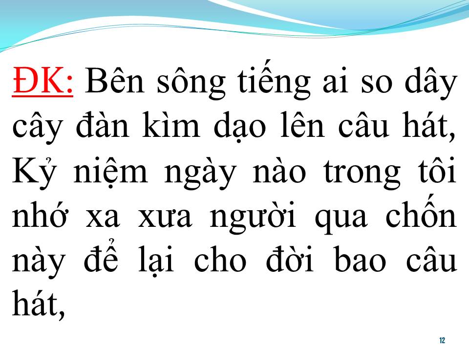 Lời bài hát CHẠNH LÒNG NIỀM HOÀI CỔ
