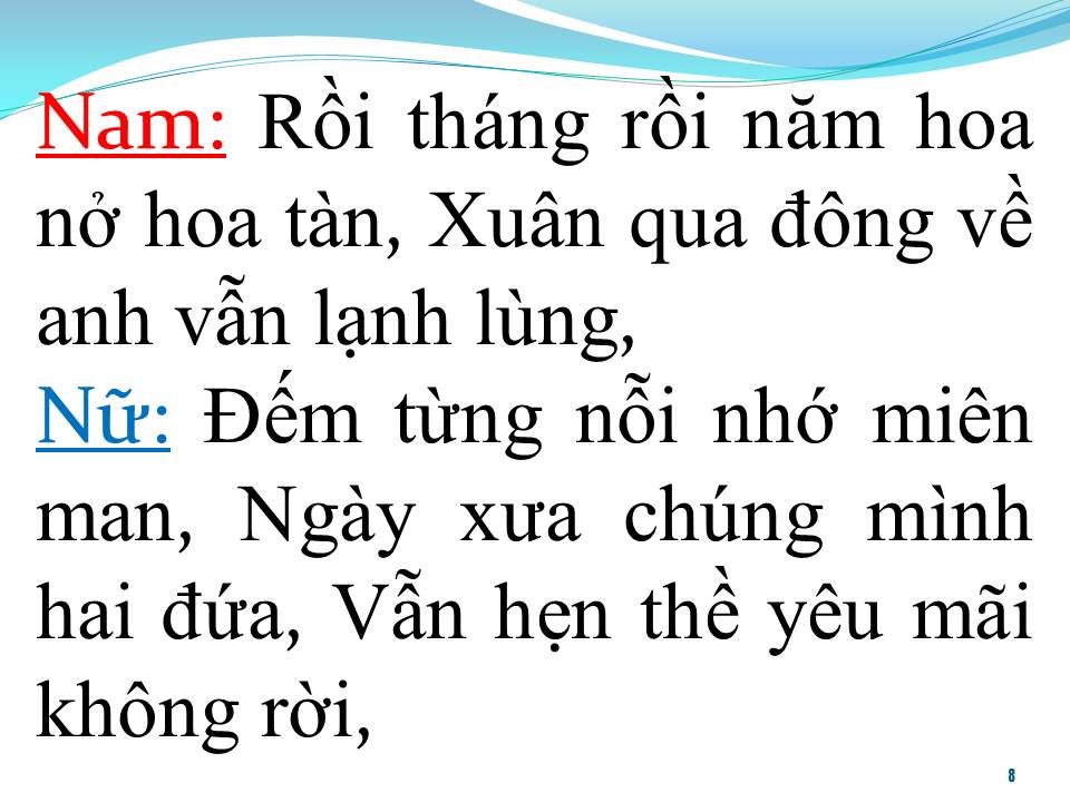 Lời bài hát CÂU HẸN ƯỚC NGÀN NĂM (SONG CA)