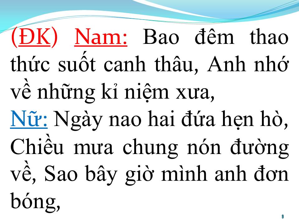 Lời bài hát CÂU HẸN ƯỚC NGÀN NĂM (SONG CA)