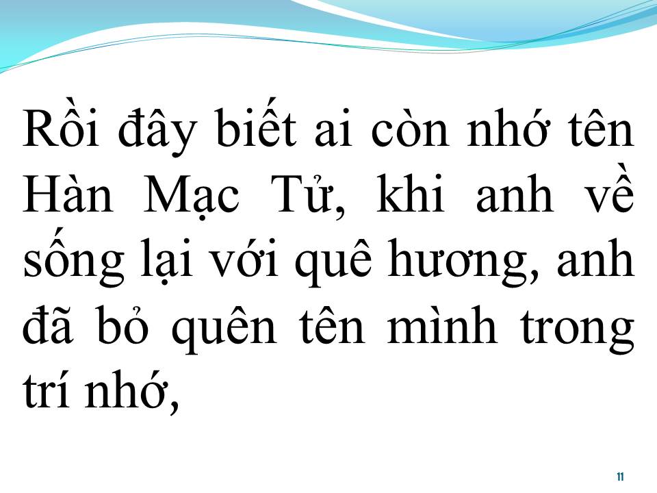 Lời bài hát HÀN MẠC TỬ (TRÍCH ĐOẠN TÂN CỔ)