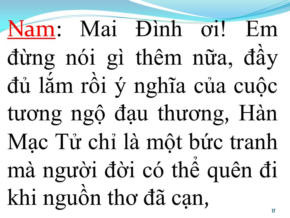 Lời bài hát HÀN MẠC TỬ (TRÍCH ĐOẠN TÂN CỔ)