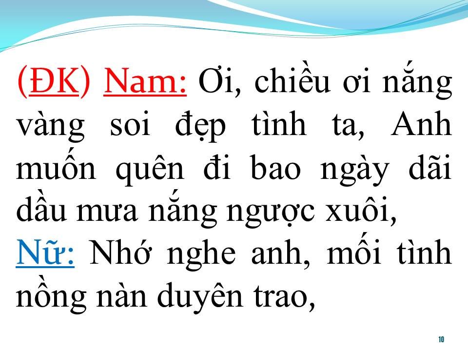 Lời bài hát TÌNH ẤM CHIỀU QUÊ (SONG CA)