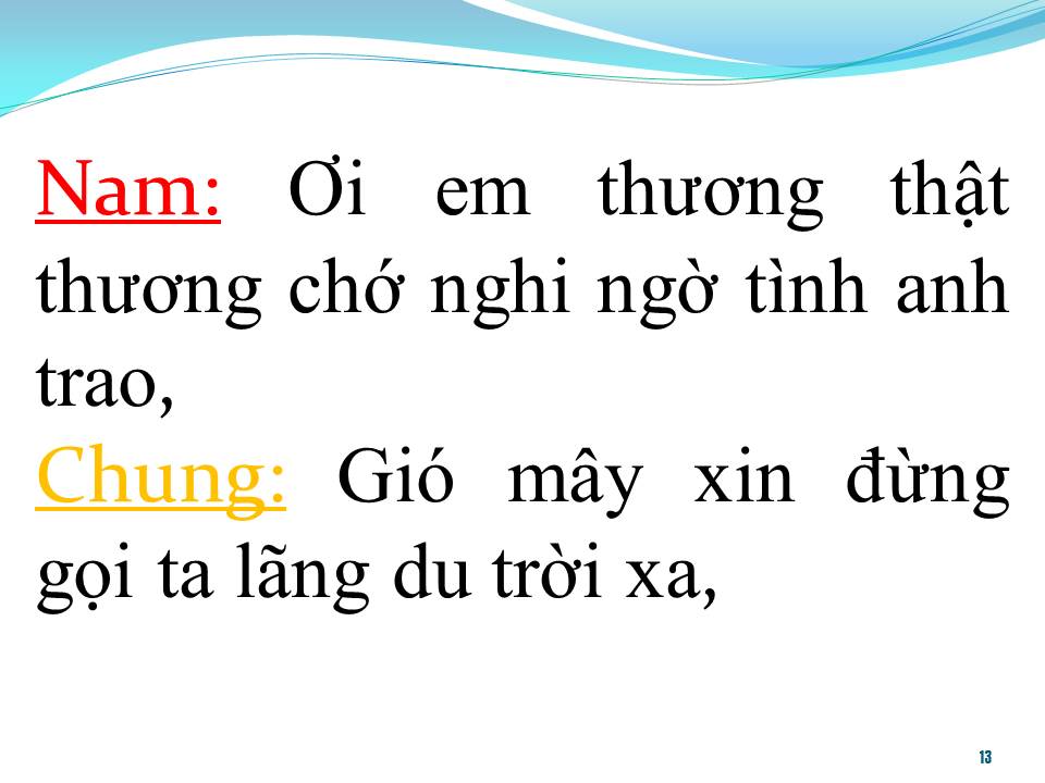 Lời bài hát TÌNH ẤM CHIỀU QUÊ (SONG CA)
