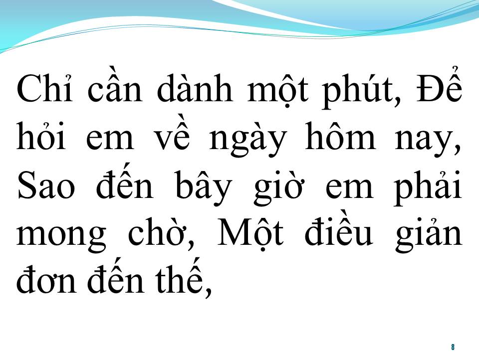 Lời bài hát ĐỪNG NHƯ THÓI QUEN