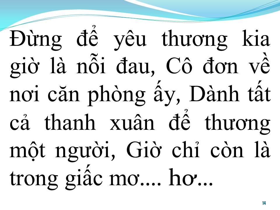 Lời bài hát ĐỪNG NHƯ THÓI QUEN