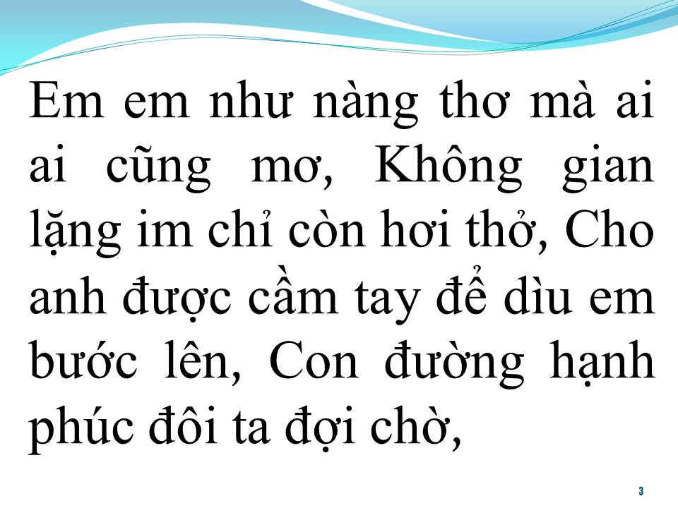 Lời bài hát EM LÀ CÔ DÂU ĐẸP NHẤT