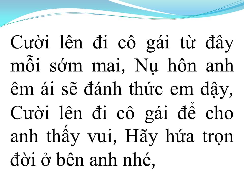 Lời bài hát EM LÀ CÔ DÂU ĐẸP NHẤT