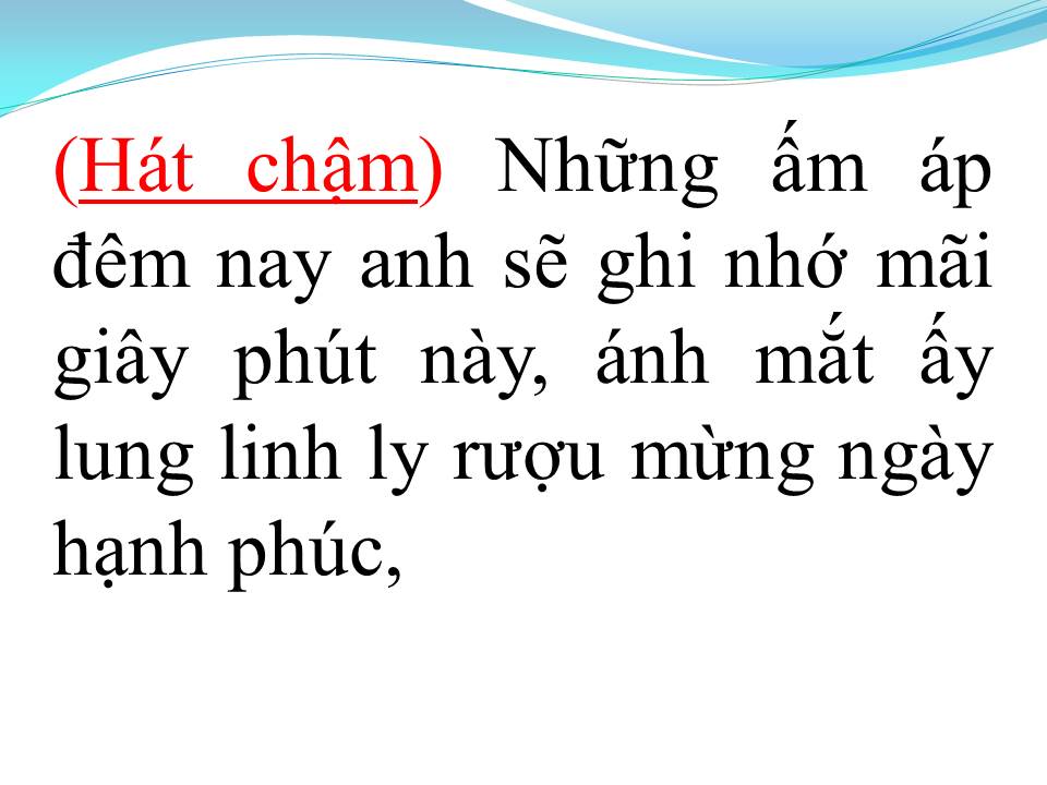 Lời bài hát EM LÀ CÔ DÂU ĐẸP NHẤT