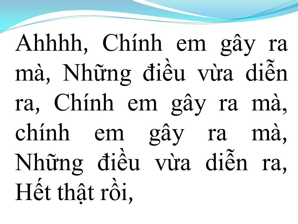 Lời bài hát CHẠY NGAY ĐI