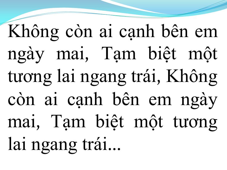 Lời bài hát CHẠY NGAY ĐI