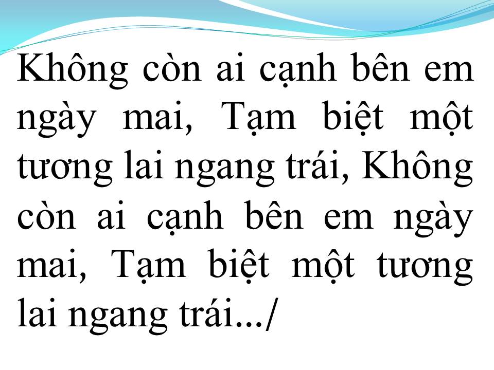 Lời bài hát CHẠY NGAY ĐI