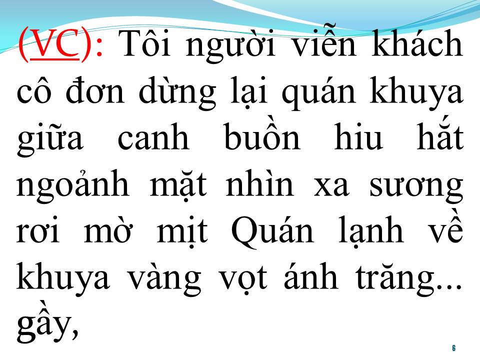 Lời bài hát QUÁN NỮA KHUYA (TÂN CỔ)