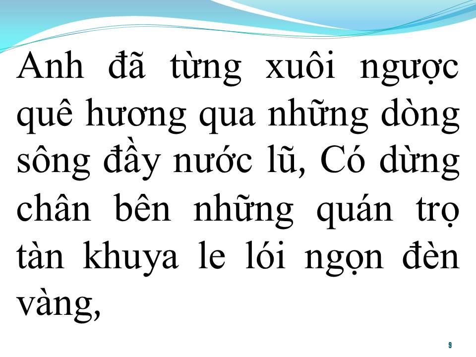 Lời bài hát QUÁN NỮA KHUYA (TÂN CỔ)