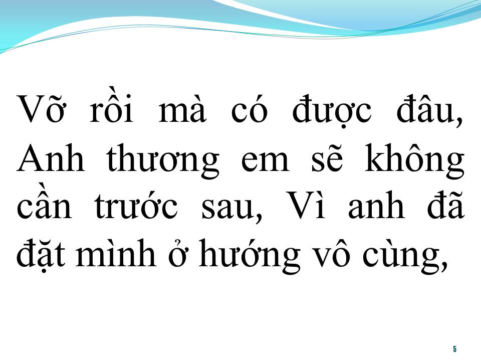Lời bài hát VÌ ANH THƯƠNG EM (VÔ CÙNG)