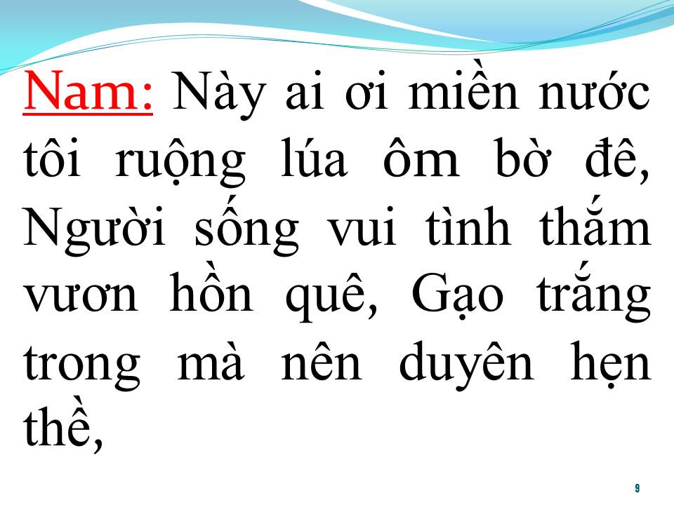 Lời bài hát LÚA MÙA DUYÊN THẮM (SONG CA)
