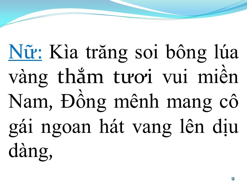 Lời bài hát LÚA MÙA DUYÊN THẮM (SONG CA)