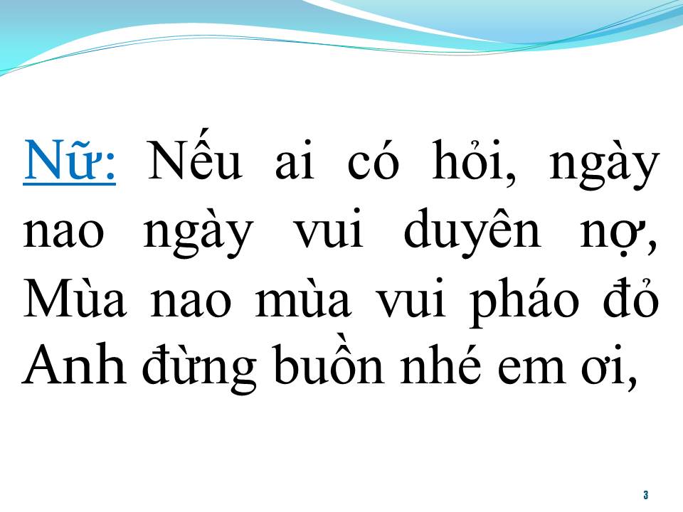 Lời bài hát NẾU AI CÓ HỎI (SONG CA)